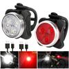USB Rechargeable Cycling Bike Taillight Front Headlight Bicycle Lamp Outdoor Sports