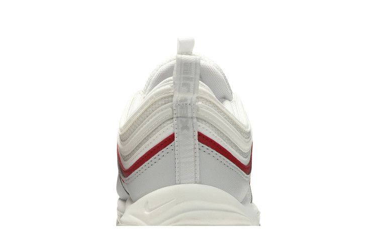 Men's Sneakers Nike Air Max 97 White Pure Platinum University Red Pure Platinum/University Red-White