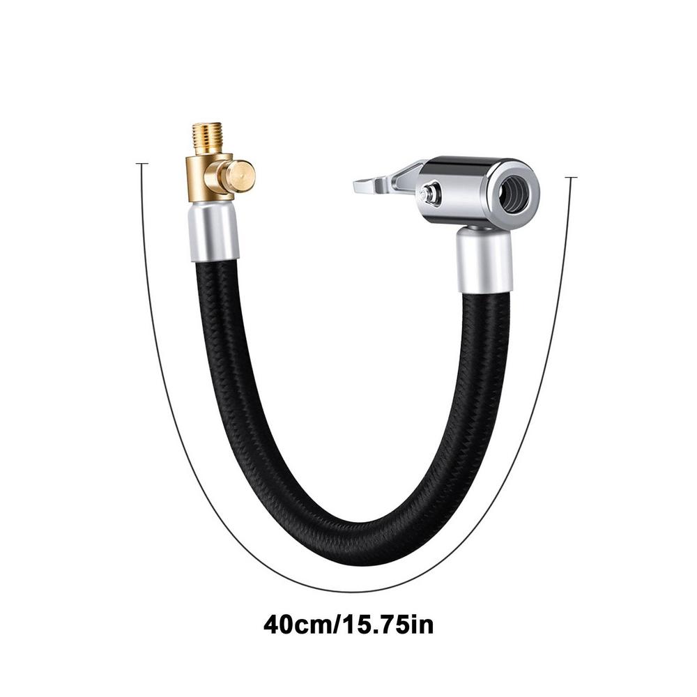 Автомобильный шланг для накачивания шин, удлинитель для накачивания шин, адаптер для поворотного соединения шин, запирающий воздушный патрон для велосипеда и мотоцикла