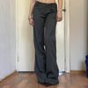 Y2K Women Striped Suit Pants Fashion Spring Casual High Street Vintage Slim Flare Trousers Office Lady Basic Outfits