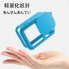 For GoPro HERO 13 Protective Case Blue Silica Gel Cover Lens Cover Full Protection Waterproof Fall Prevention Collision Prevention Pollution