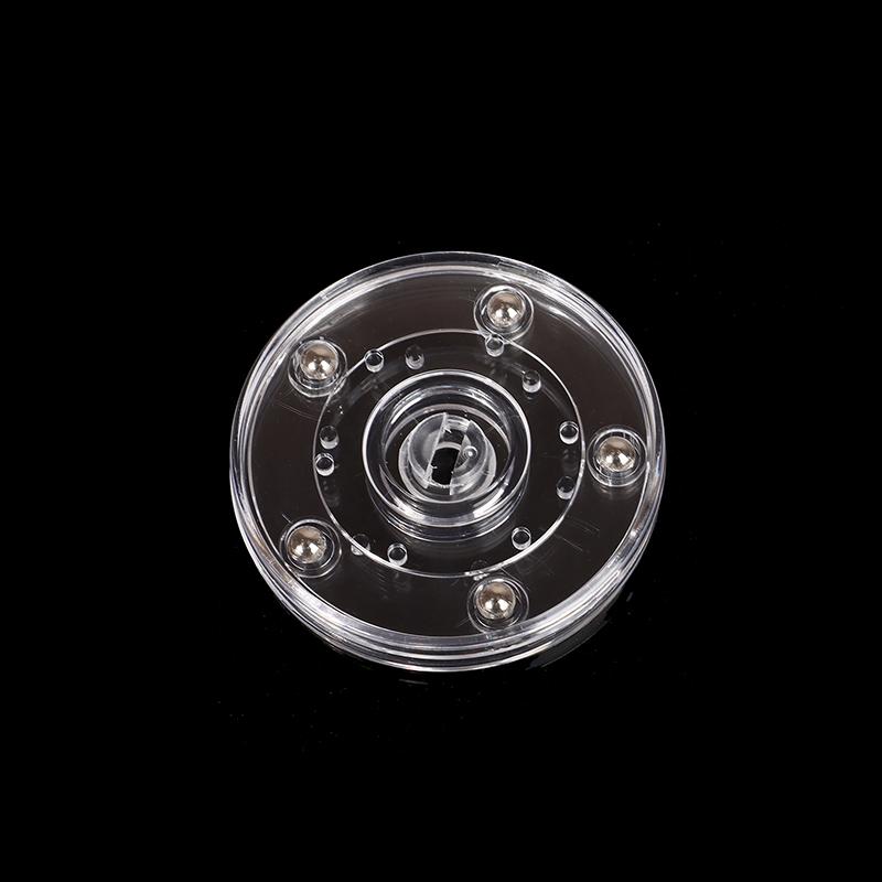 Поворотный стол Прозрачный акриловый вращающийся на 360 градусов стенд с круглым основанием Ленивые украшения Декор поворотные пластины мебельная фурнитура