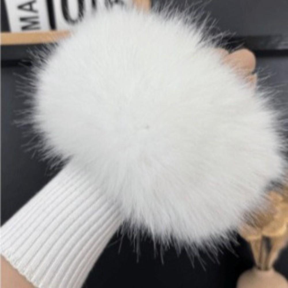 Soft Fluffy Wrist Cuffs Stretch Knitted Bands Coat Cuff Trim New Wrist Warmers For Women