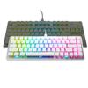 ROCCAT Gaming Keyboard Vulcan II Mini US ANSI English Layout Wired Optical Linear Mini RGB Windows 7 or Later Authorized Distributor White/White (65%)