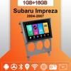 Автомобильное радио Android Auto Carplay для Subaru Impreza 2004-2007, мультимедийный проигрыватель, головное устройство, стерео, GPS-навигация, BT WIFI 1+16 ГБ
