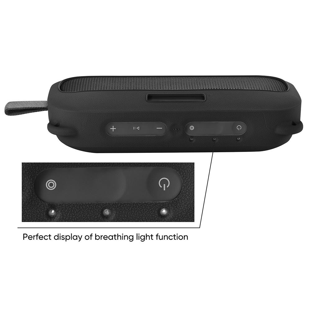 Silicone Case Cover Travel Protective Carrying Pouch with Shoulder Strap for Bose SoundLink Flex 1st Gen 2nd Gen BT Speaker