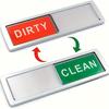 2pcs Dishwasher Magnet Clean Dirty Sign Non Scratching, Strong Magnet or Adhesive Options, Easy To Use Indicator for Clean or Dirty Dishes