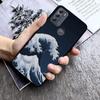 Чехол для телефона с японским рисунком Wave Art для Motorola Moto E32 E20 E40 G22 G52 G20 G30 G100 G60 G50 G10 GPure GStylus G9 One Action Macro