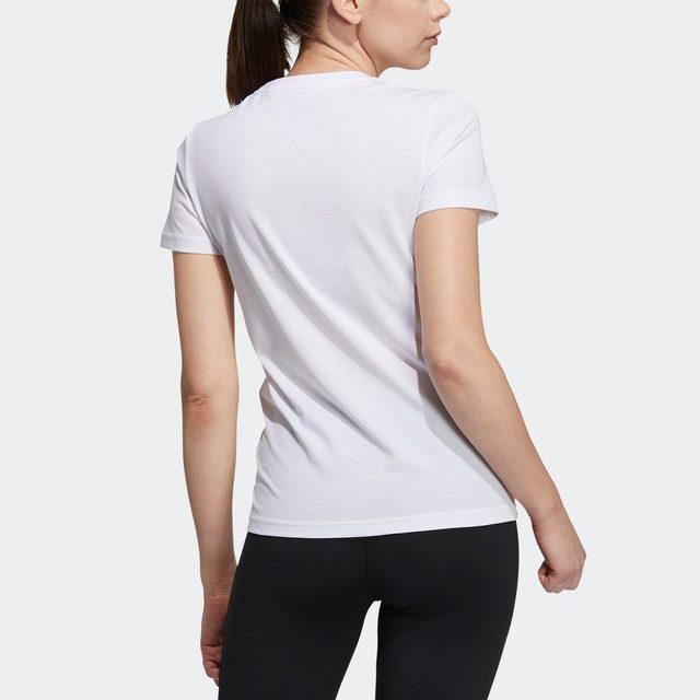 adidas Футболки Женские Белые С Круглым Вырезом Умеренные Другие GN7367