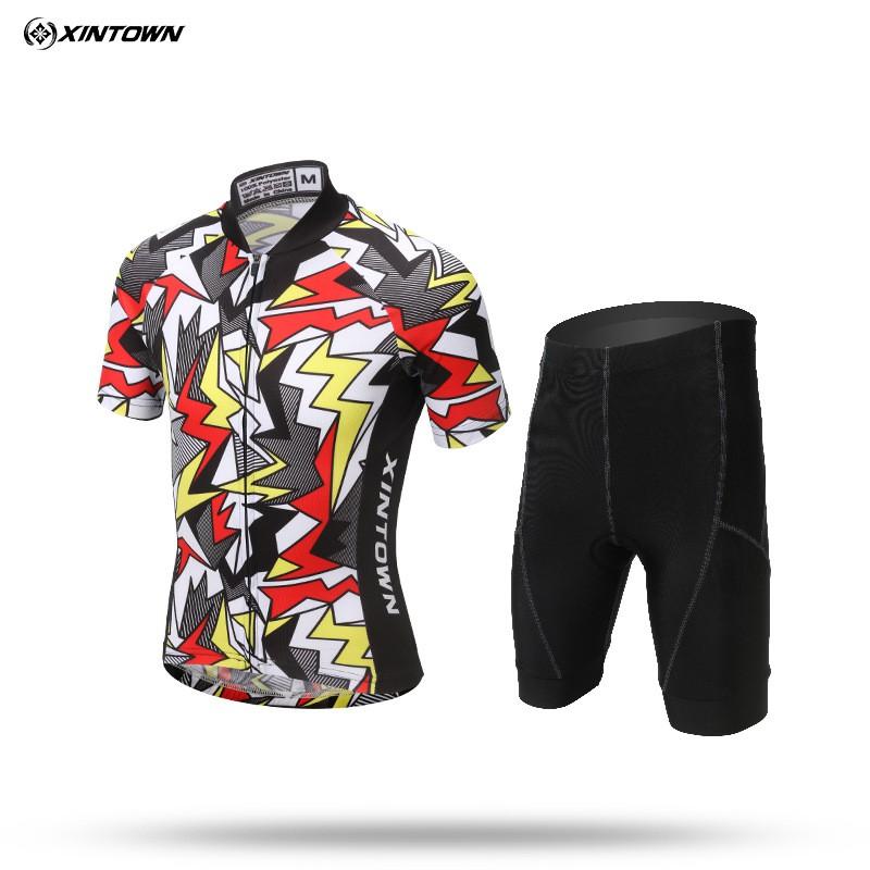 Kids Cycling Outfit Short Sleeve Bike Riding Set Breathable Sportswear Boys Girls