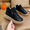 New Autumn and Winter Women's Casual Shoes Thick-Soled Fashion High-Top Women Fleece Lined Comfortable Women's Muffin Bottom Shoes
