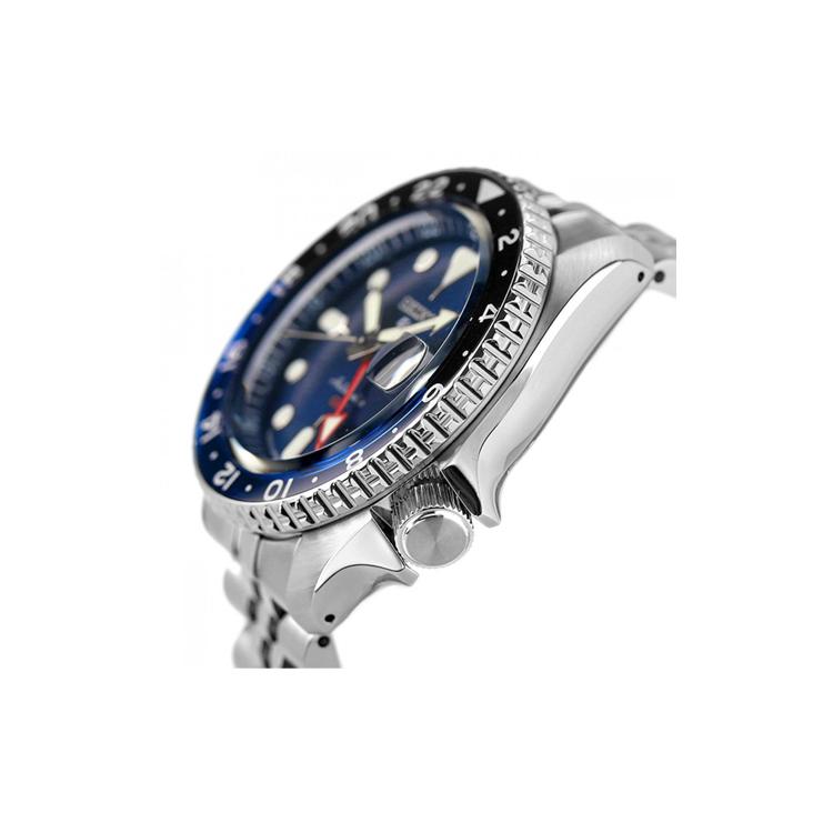 Seiko Спортивные Автоматические Механические Часы с Ремешком из Нержавеющей Стали 42,5 мм Мужские Часы SBSC003