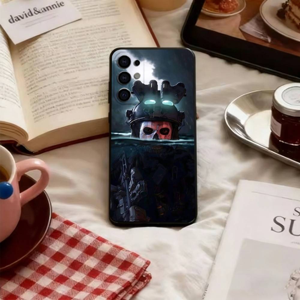 Military game Soldier Phone Case For Samsung S25,S24,S21,S22,S23,S30,Ultra,S20,Plus,Fe,Lite,Note,10,Soft Black Cover