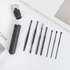 7PC/Set Ear Cleaner Earwax Removal Tool ABS Earpick Curette Reusable Ear Cleaning Wax Remover Spring Spoon Ear Pick Cleanser