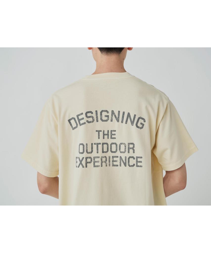 Snow Peak Recycled Cotton Dyed SPC Size XL Light Beige Perfect for and Outdoor Activities T-Shirt TS-25SU202 Festivals, Camping,