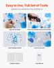 Inflatable Bumper Balls 2-Pack, 4FT/1.2M Body Sumo Zorb Balls for Teen, 0.8mm Thick PVC Human Hamster Bubble Balls for Outdoor Team Gaming Play,