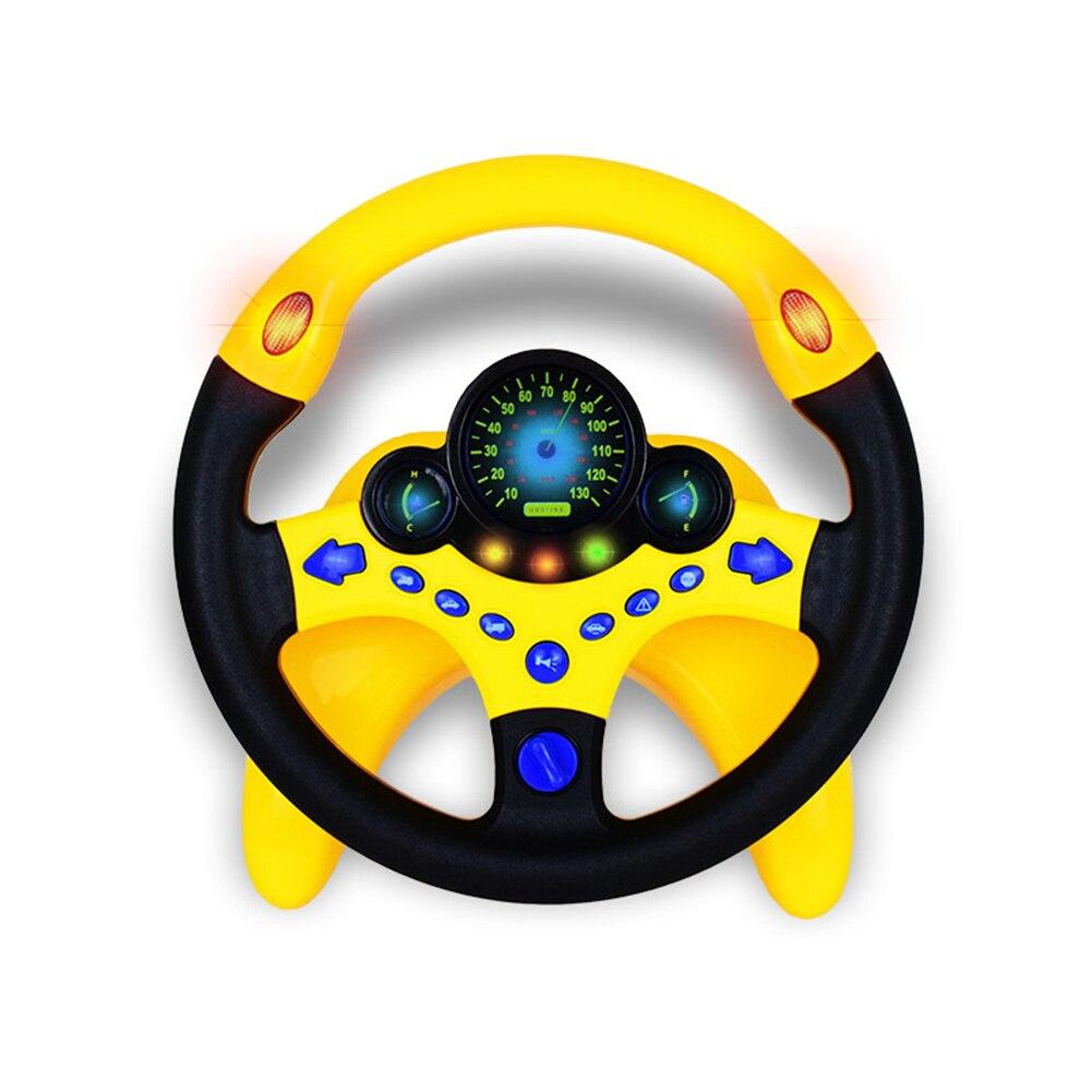 Toy Car Wheel Kids Baby Interactive Toys Children Steering Wheel with Light Sound Simulation Driving Car Toy Education Toy Gift
