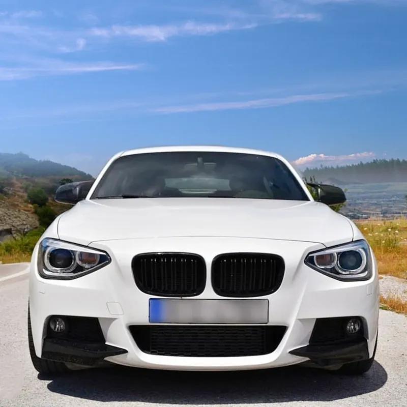 2Pcs Front Bumper Lip Splitter Body Kit For BMW 1 Series F20 F21 M135i Pre LCI M-Sport 2012-2015 Splitter Sport Exterior Tuning