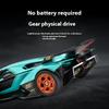 Игрушечная модель автомобиля Lambo V12 Concept Car из сплава в масштабе 1/32 со звуком, светом и пружинным механизмом - идеальный подарок для любителей автомобилей и детей