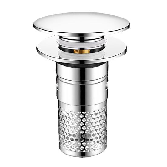 Стопор для раковины в ванной комнате Всплывающий сливной фильтр Уловитель волос и мусора Раковина