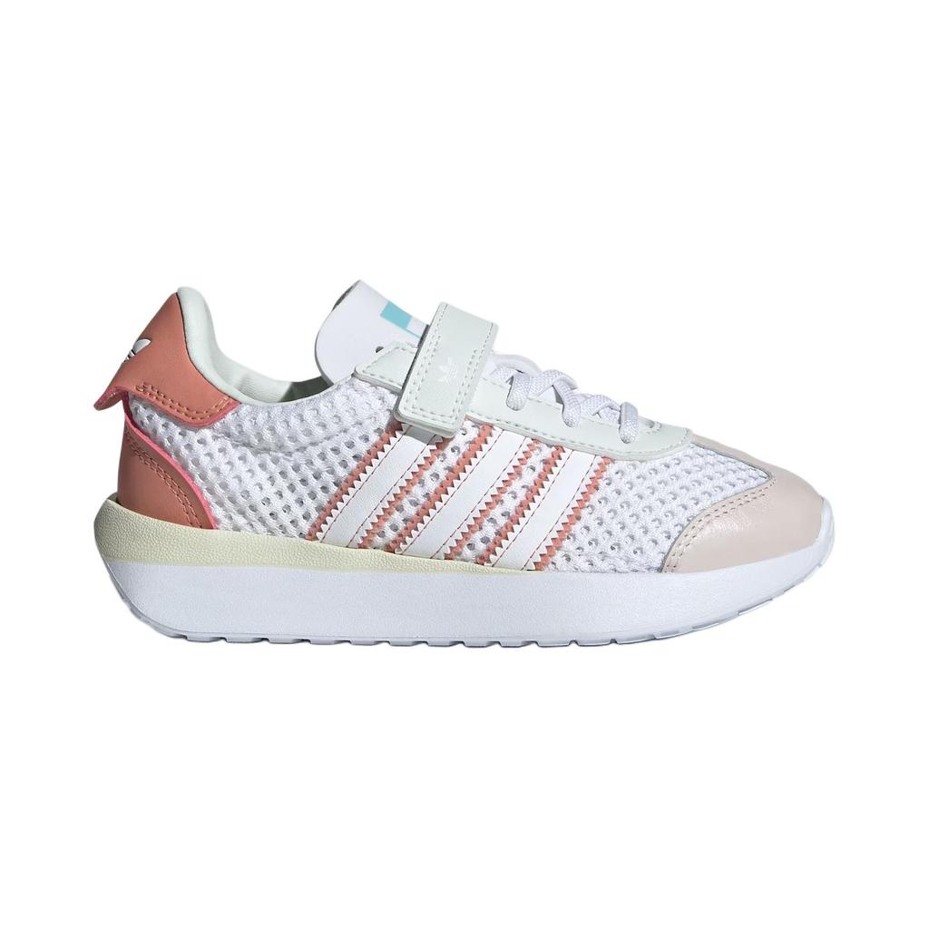 Adidas Originals Country Xlg Comfortable Versatile Low Top Kids Casual Shoes Kids Casual Shoes White Brown Pink IF6898