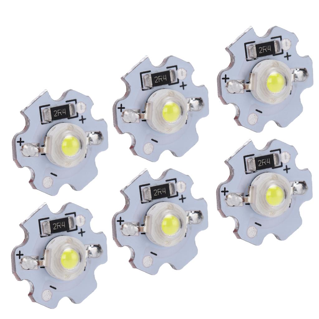 25Pcs 5V LED Chips 200LM 3W High Power LED Lamp Beads for DIY Lighting FixturesPure White