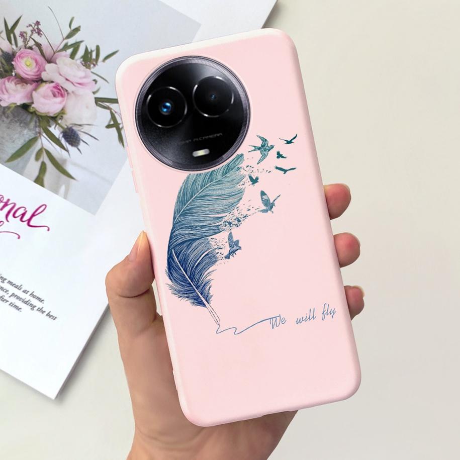 Ударопрочный Чехол Для Realme 11 5G / Realme 11X Чехол На Телефон Модный Девушки Мягкий Силикон Funda Для Realme11 11 X 2023 RMX3785 Coque