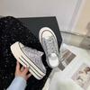 2024Новые роскошные тапочки на платформе, увеличивающие рост, женские дизайнерские повседневные туфли, модные кроссовки для женщин, Zapatos Para Mujeres