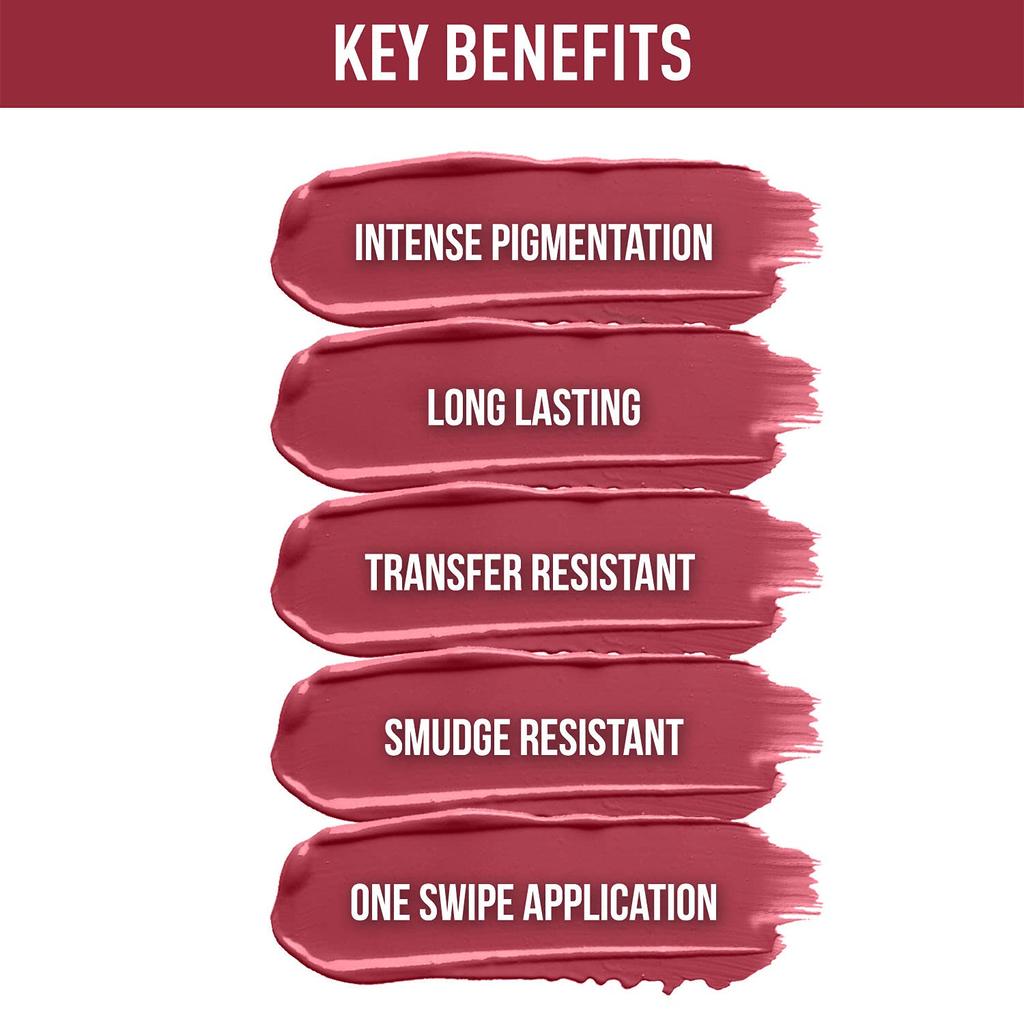 NY bae Liquid Lipstick, Brown - The Neighbor's Show 33 (3 Ml)