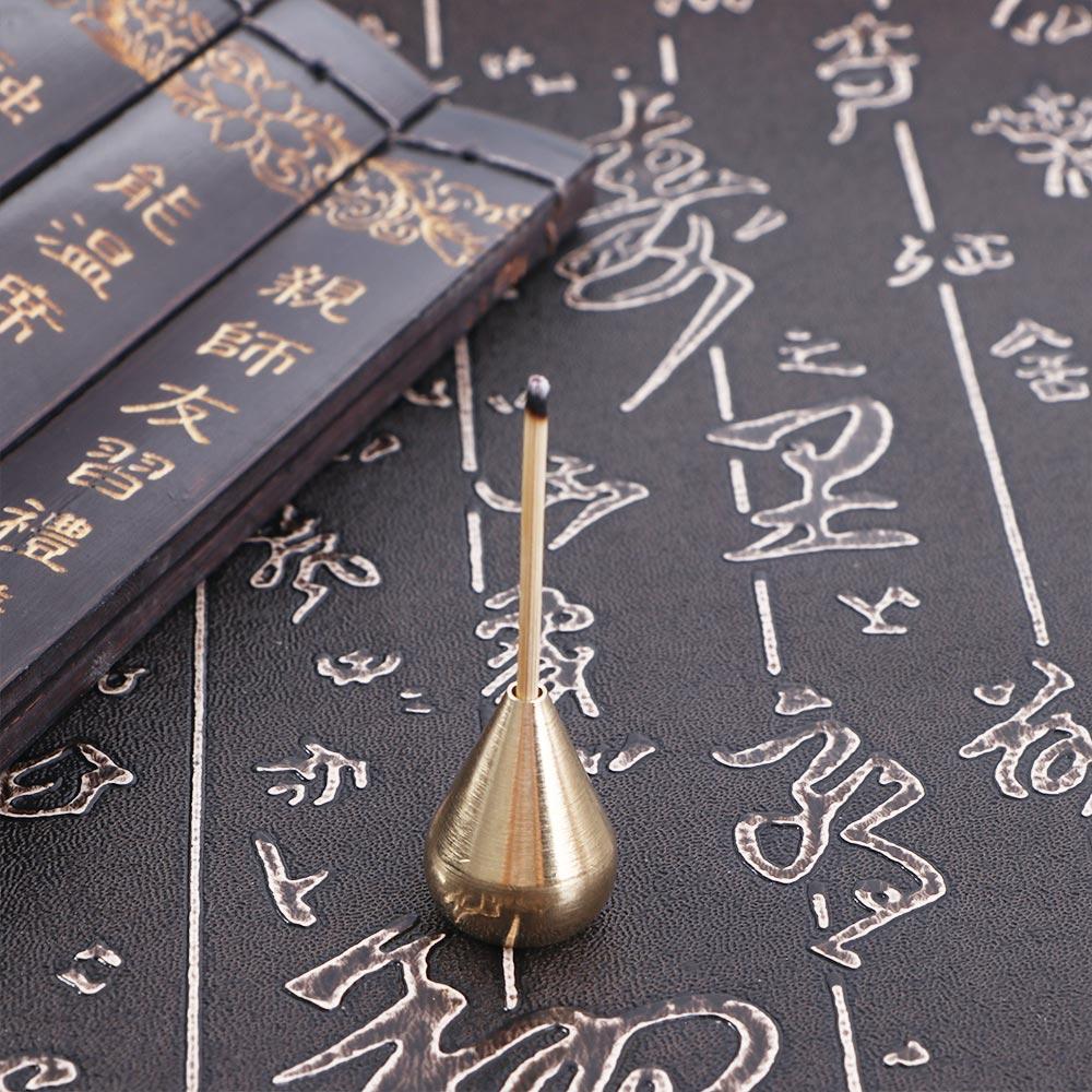 Shape Buddhism Metal Craft Incense Stick Holder Incense Base Home Decoration Sandalwood Coil Base