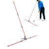 New Golf Swing Alignment Rod Golf Alignment Stick Holder Swing Practice Plate Trainer Swing Angle Adjust Postures Correction Aid