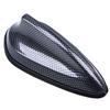 High Gloss Carbon Fiber Style Fin Antenna Radio Signal Aerial for Car Roof Decor