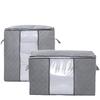 Large Capacity Blanket Storage Bag Non-woven Fabrics Storage Containers  Bedroom Closet