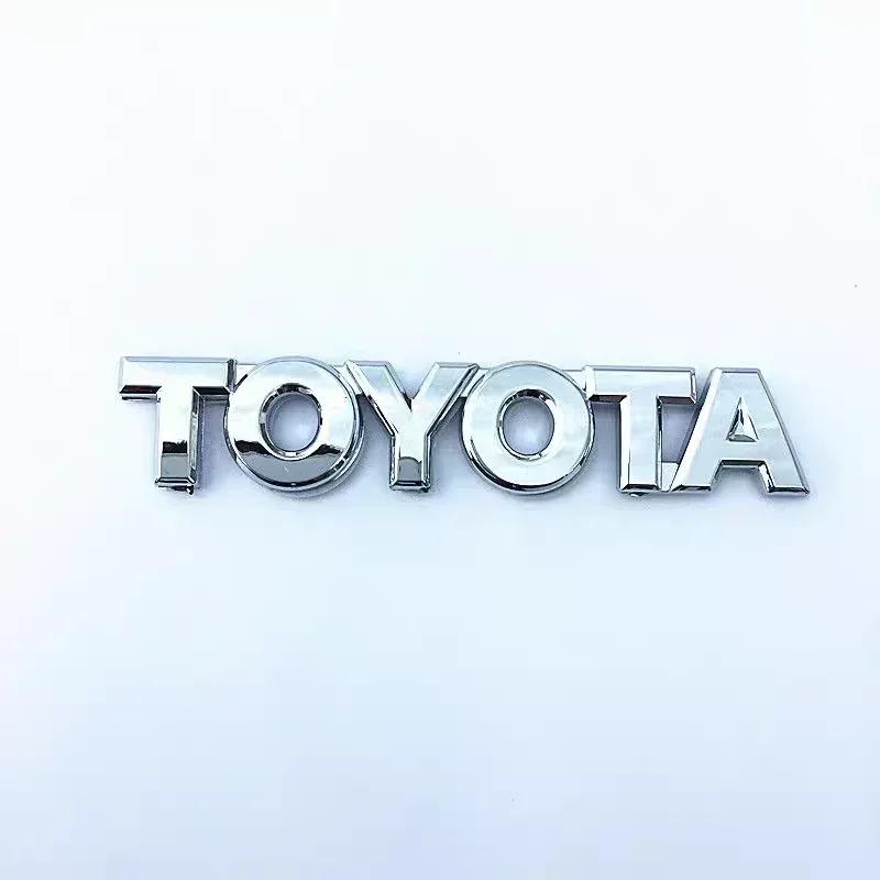 3D задний значок багажника для Toyota RAV4 Corolla Camry Prado GT86 Crown REIZ CHR Avalon Hilux Tacoma Логотип автомобиля Автоаксессуары