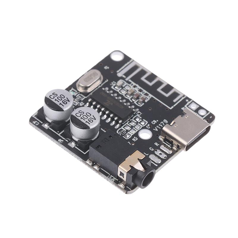 Плата Bluetooth-аудиоприемника Type-C Bluetooth 5.1 Mp3 Без потерь Декодер автомобильного аудиомодуля Беспроводной стереомузыкальный модуль 3,7-5 В
