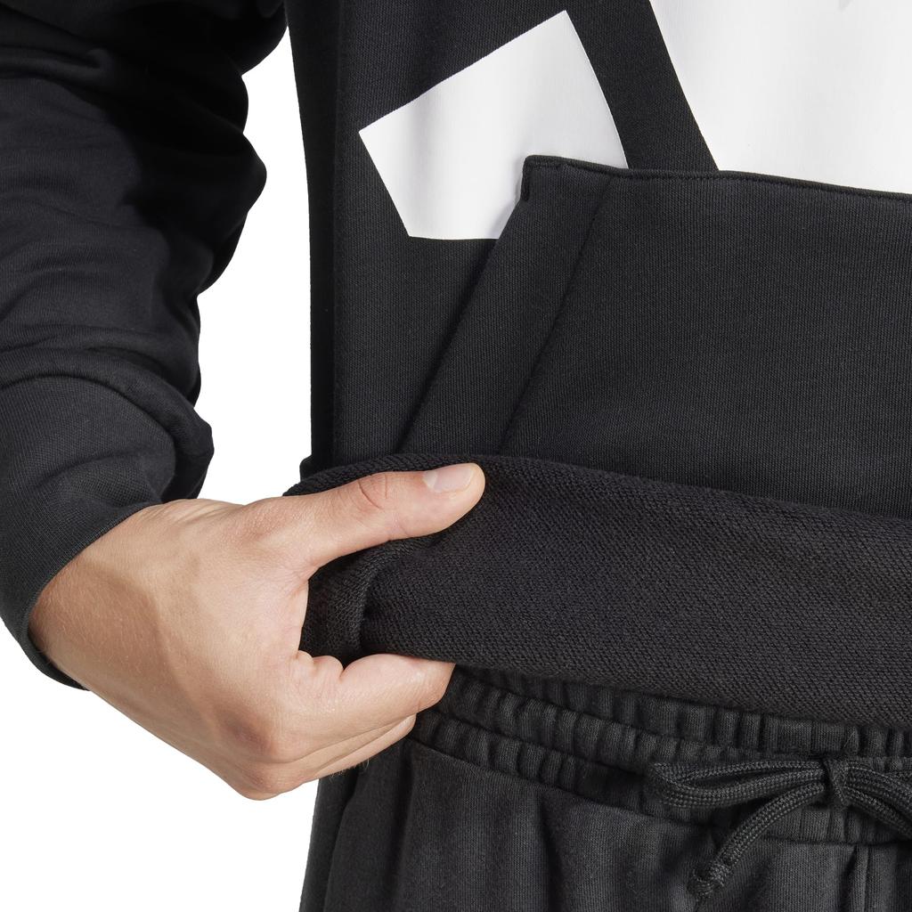 Adidas Essentials Big Logo French Terry Hoodie KTF13 Men's Black/White (IN6164) J/2XL