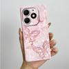 Для tecno Spark go 2024 BG6 Чехол Fundas Красивые Цветы Матовый Жидкий Силикон Защитная Крышка Для Tecno SparkGO 2024 Чехлы для Телефона