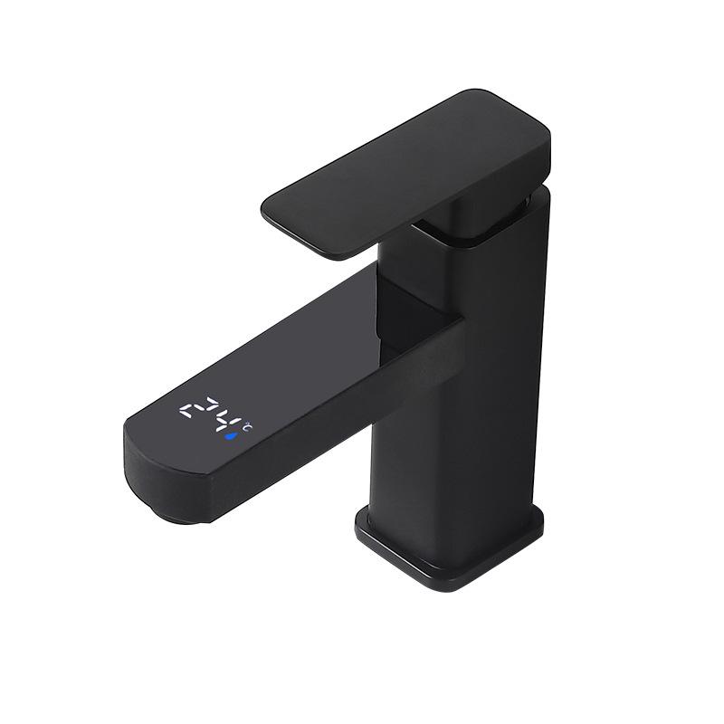 Digital Temperature-Control Faucet for Bathroom Sink