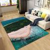 3D коврик с океаном, морской водой, пляжем, водным пейзажем, коврик для гостиной, спальни, дивана, коврик для двери, детский нескользящий напольный коврик