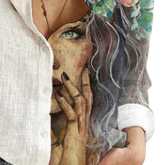 Женская рубашка, шикарная приятная для кожи летняя рубашка с длинным рукавом, тонкая повседневная рубашка, свободная блузка, уличная одежда