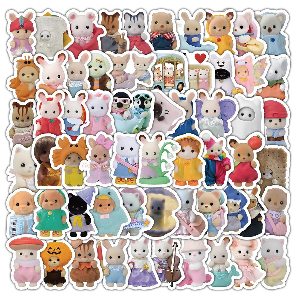 100 шт. Наклейка Sylvania Family Graffiti для телефона, планшета, ноутбука, гитары, детская