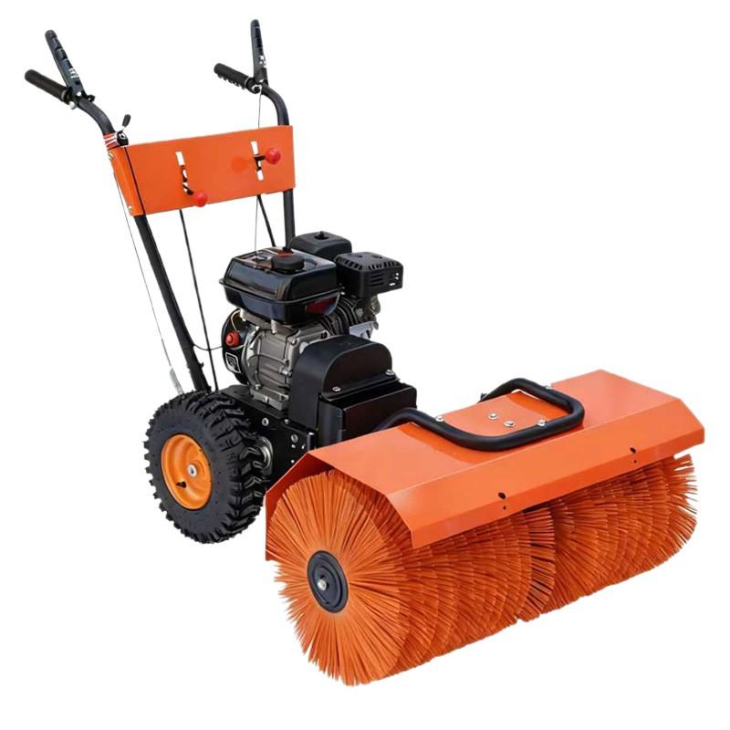 Multifunctional Push Snow Sweeper for Small-Scale Snow Removal in Communities, Airports, and Roads