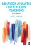 Книга Behavior Analysis for Effective Teaching
