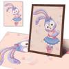 DIY Diamond Painting A Cute Little Rabbit Cross Stitch Kit Mosaic Art Diamond Painting Full Circle Diamond Home Decoration