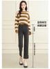 Winter Thickened Chinese Style Buckle Women's Denim Pants