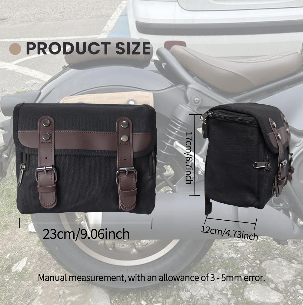 Motorcycle Travel Bags Side Bag Retro Waterproof Tool Bag Large Capacity Durable Shoulder Bags Universal