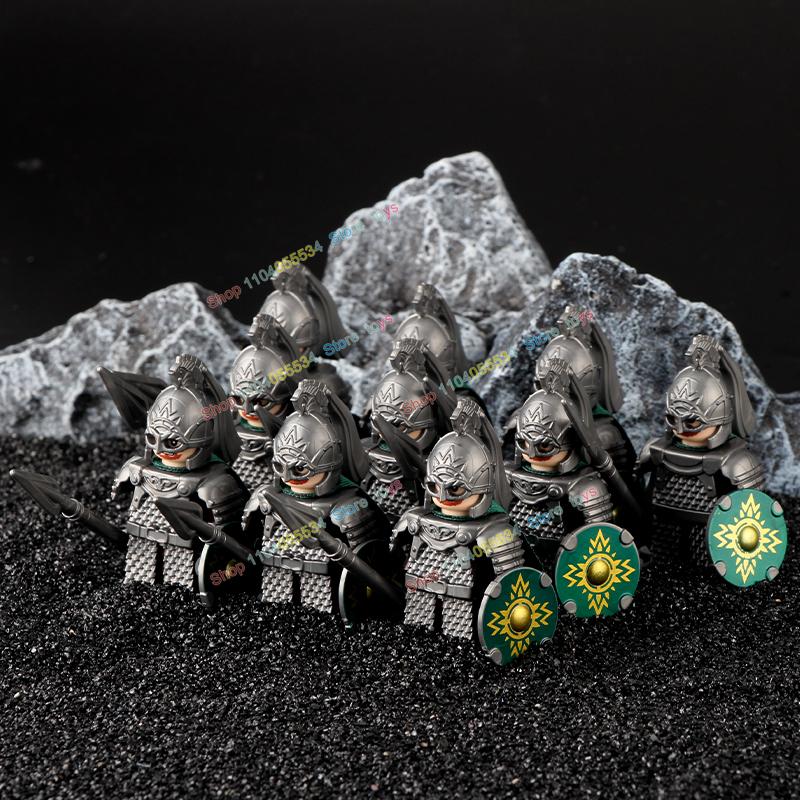 Movie Series Orc Uruk-hai Army Action Figures Mini Bricks Doll Assemble Building Blocks MOC DIY Toys for kid gift