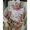 Baby Reborn Doll 3D-Paint Skin with Vascular Vein, 60 CM Toy for Girls Real Like Princess Toddler with Soft Cloth Body
