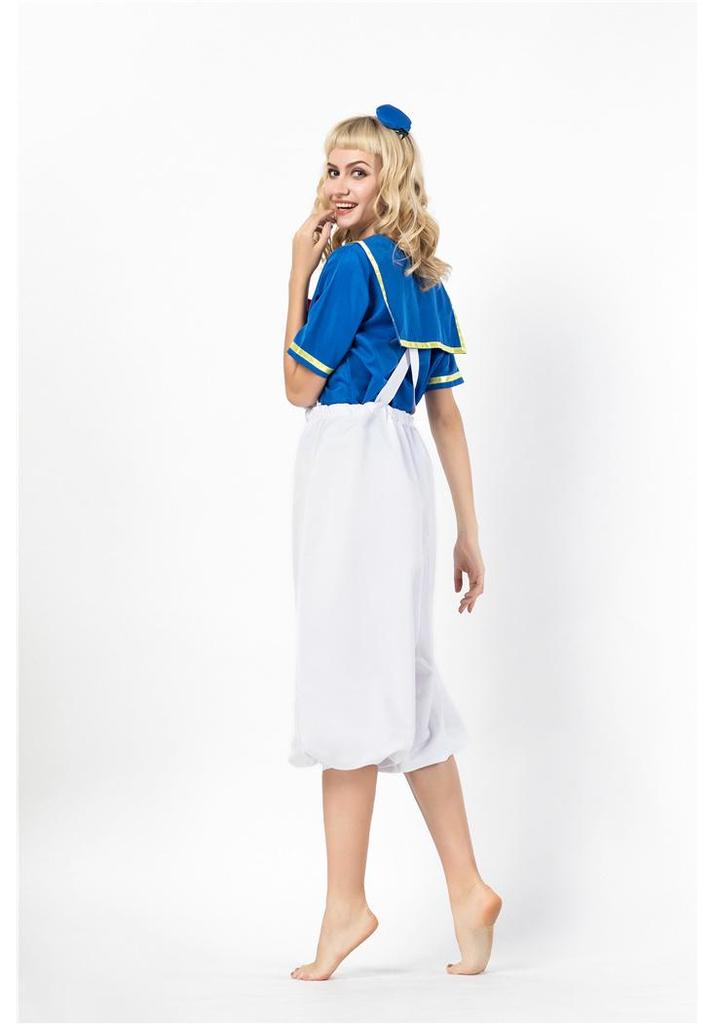 Adorable Duck Sailor Cosplay Suit for Kids and Adults - Parent-Child Matching Set