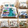 Statue Of Liberty Duvet Cover King Queen Attractions In New York Quilt Cover Adults European Famous Buildings Polyester Bedding